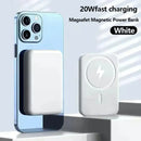 Bateria magnética externa Mac safe, carregador portátil sem fio iPhone 12, 13, 14 Pro Max