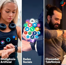 Smartwatch S18 Ultra Pro Bazik Prime Nfc 7 Pulseiras + Case