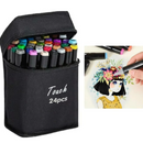 kit Canetinha ponta dupla 48 cores