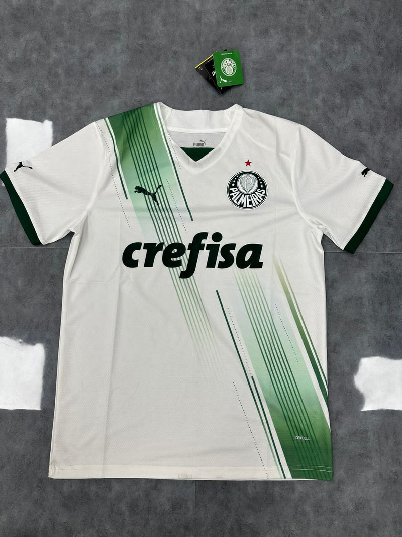 Camisa Masculina Palmeiras Branca Tecido Tailandês modelo 2023/2024