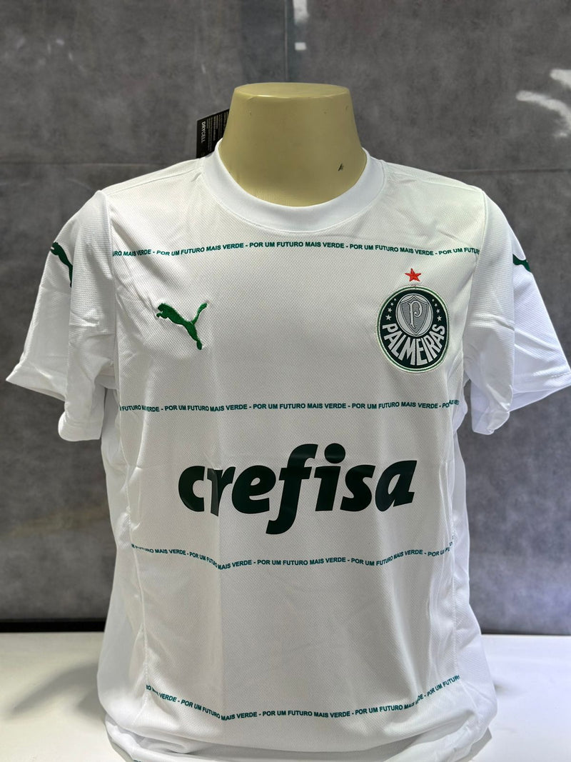 Camisa Masculina Palmeiras Verde e Branca Nacional