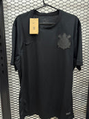 Camisa Corinthians Preta Tailandesa sem Patrocínio Modelo Torcedor