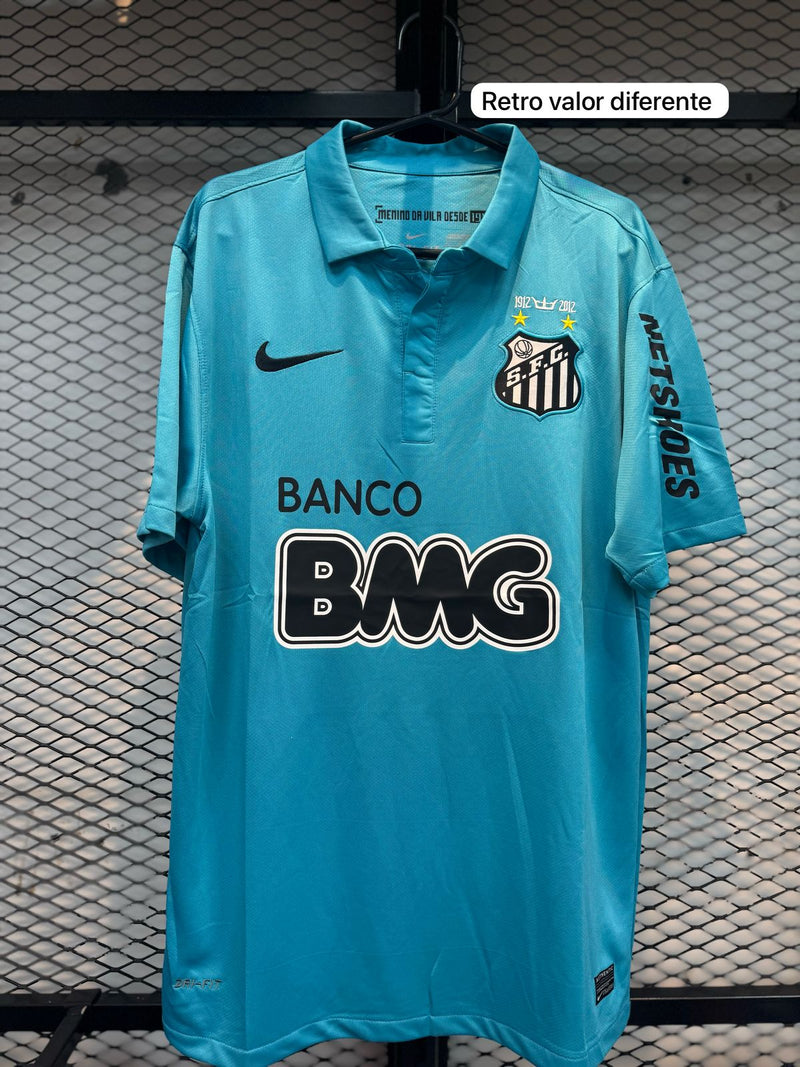 Camisa Tailandesa Santos Azul Retro