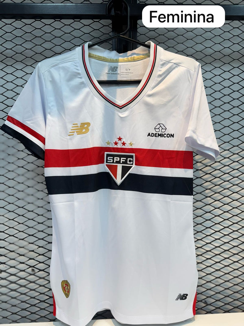 Camisa São Paulo Feminina Lançamento Novo Patrocinador