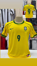 Camisa Seleção do Brasil Amarela Retro Personalizada