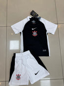 Conjunto Infantil Corinthians 2025 – Camisa e Short Torcedor Estilo Torcedor
