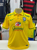 Camisa Nacional polo treino Seleção Brasil Amarela 2014