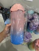 Kit 3 Garrafa Água motivacional Academia 2000 900 300ml Squeezes