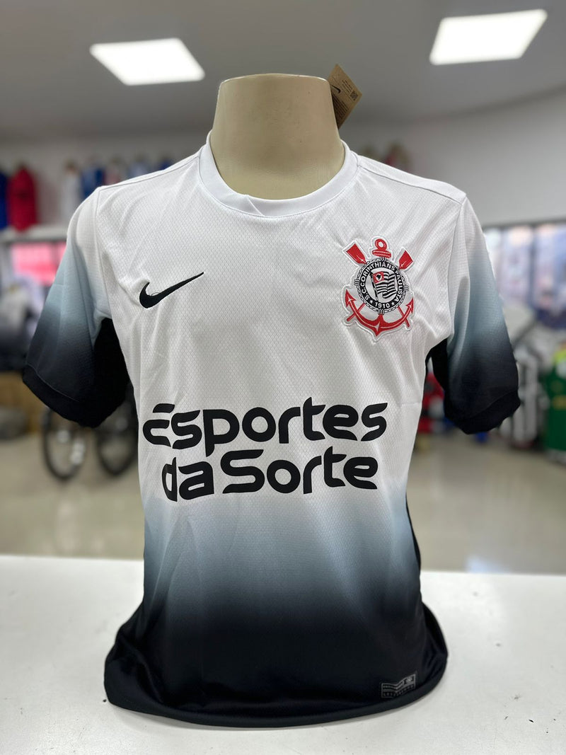 Camisa Corinthians Branca e Preta