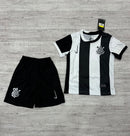 Conjunto Infantil do Corinthians Listrada tecido Tailandês