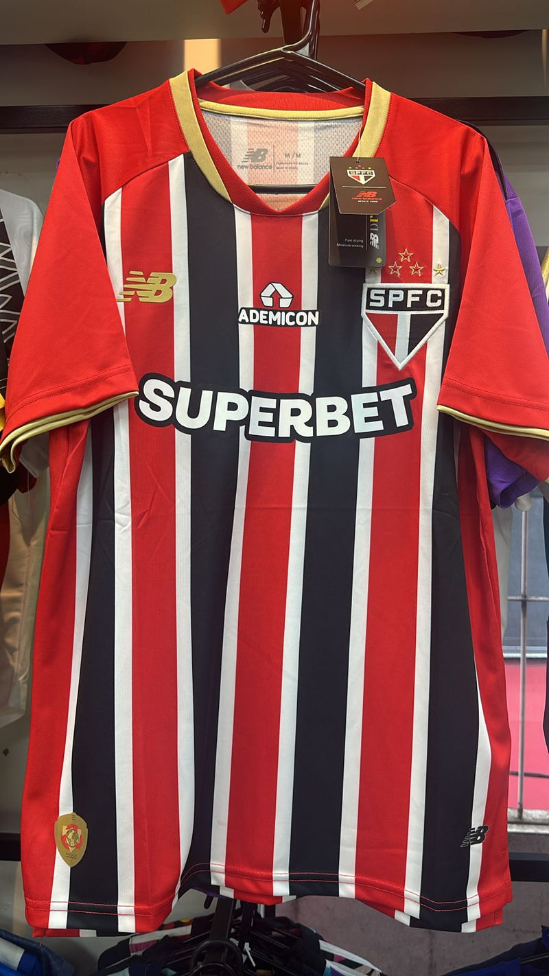 Camisa Tailandesa São Paulo New Balance Novo Modelo Listrada 25/26