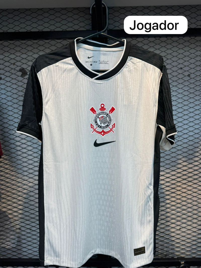 Camisa Tailandesa Corinthians Branca Especial 25/26 - Versão Jogador