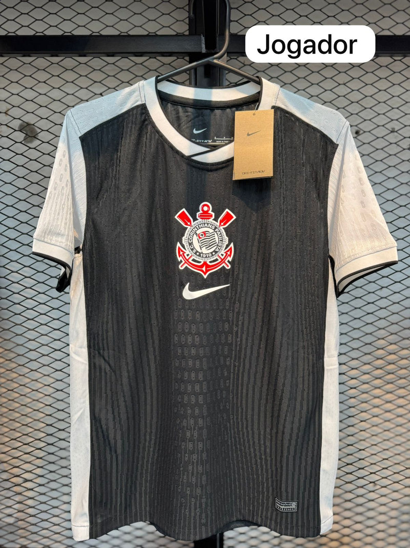 Camisa Tailandesa Corinthians Preto Especial 25/26 - Versão Jogador
