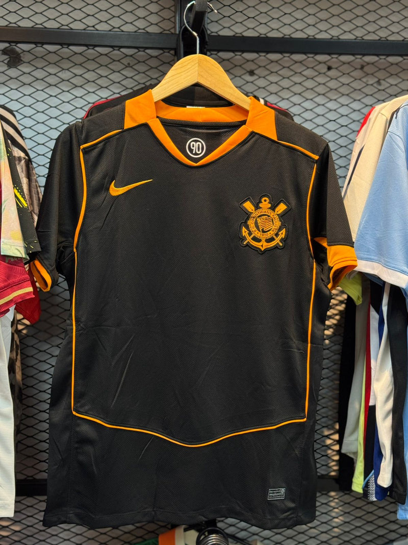 Camisa Premium Torcedor Corinthians 25/26 Preta e Laranja