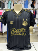 Camisa Masculina Santos Charlie Brow JR. Preta Nacional
