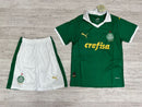 Conjunto Infantil do Palmeiras Verde tecido Tailandês