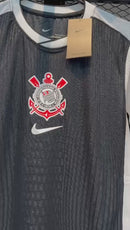 Camisa Corinthians 2025 Masculina Black – Modelo  Estilo Jogador